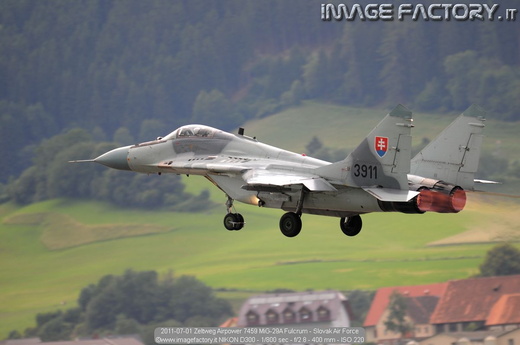 2011-07-01 Zeltweg Airpower 7459 MiG-29A Fulcrum - Slovak Air Force